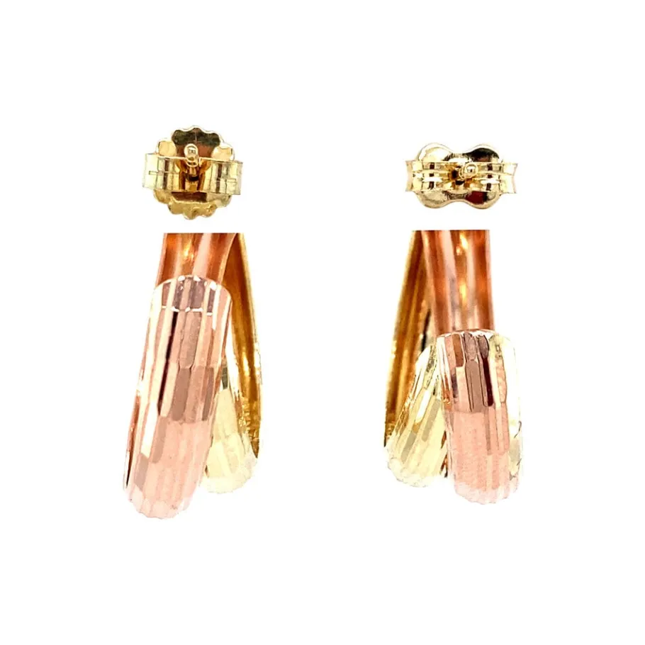 bicolour_gold_earrings__k_4.webp Bicolour gold earrings 14 krt>Vintage Jewellery Sale