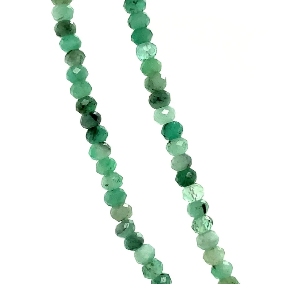 emerald_necklace_with_gol_3.webp Emerald necklace with gold clasp 14 krt>Vintage Jewellery Discount