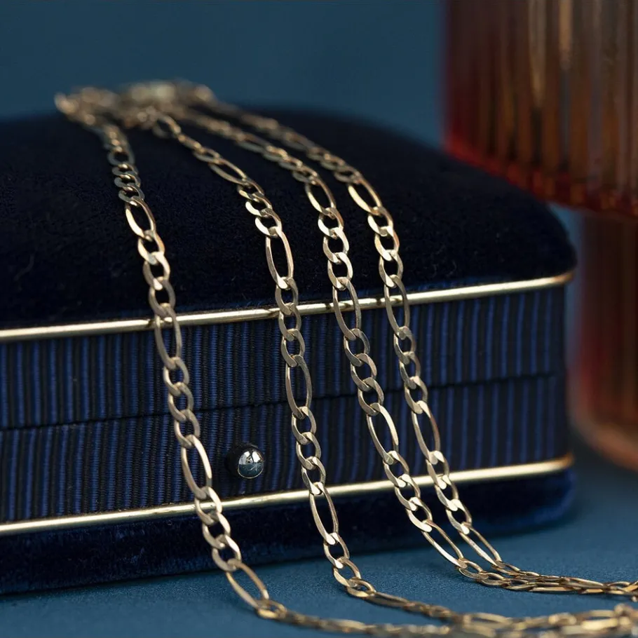 Figaro necklace 9 krt>Vintage Jewellery Clearance