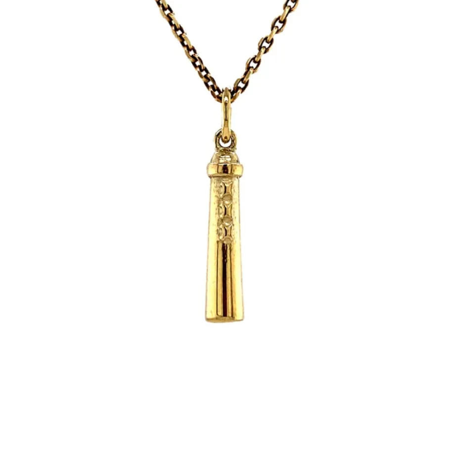 Gold Amsterdammertje pendant 14 krt>Vintage Jewellery New