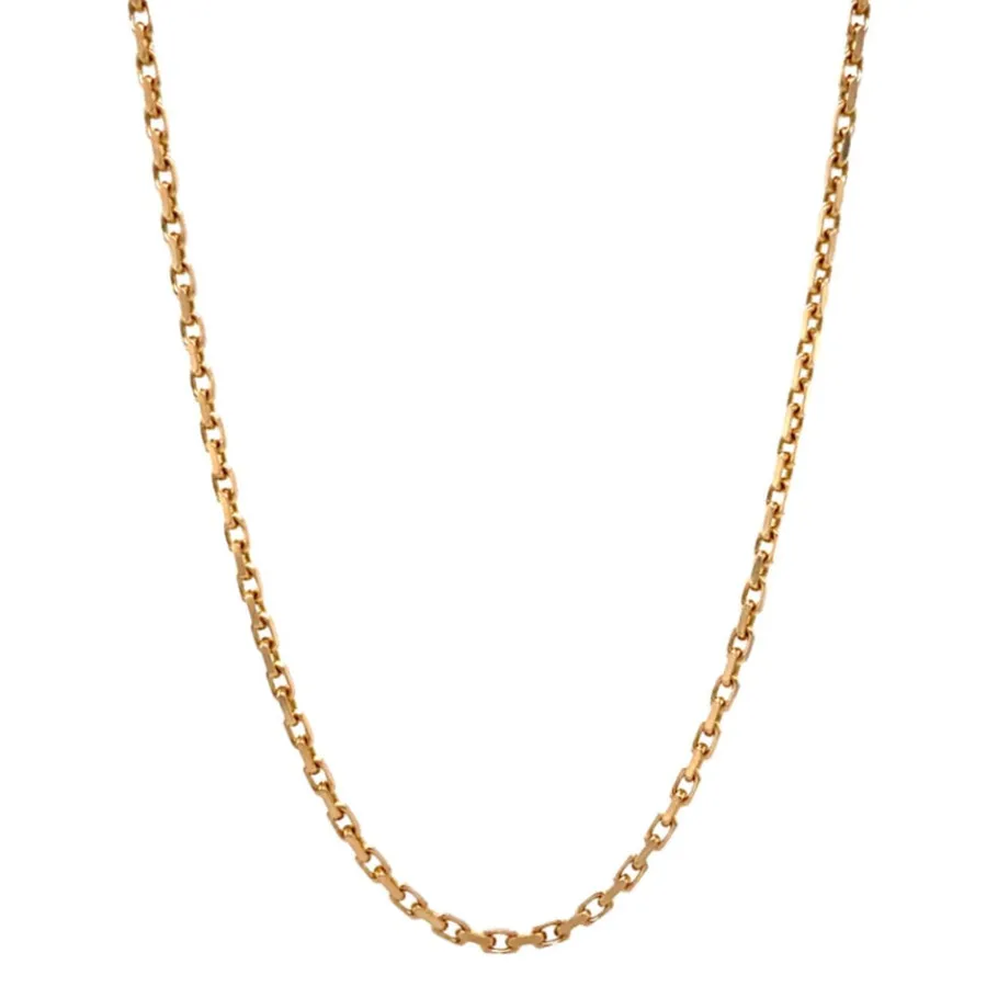 Gold anchor necklace 14 krt>Vintage Jewellery Hot