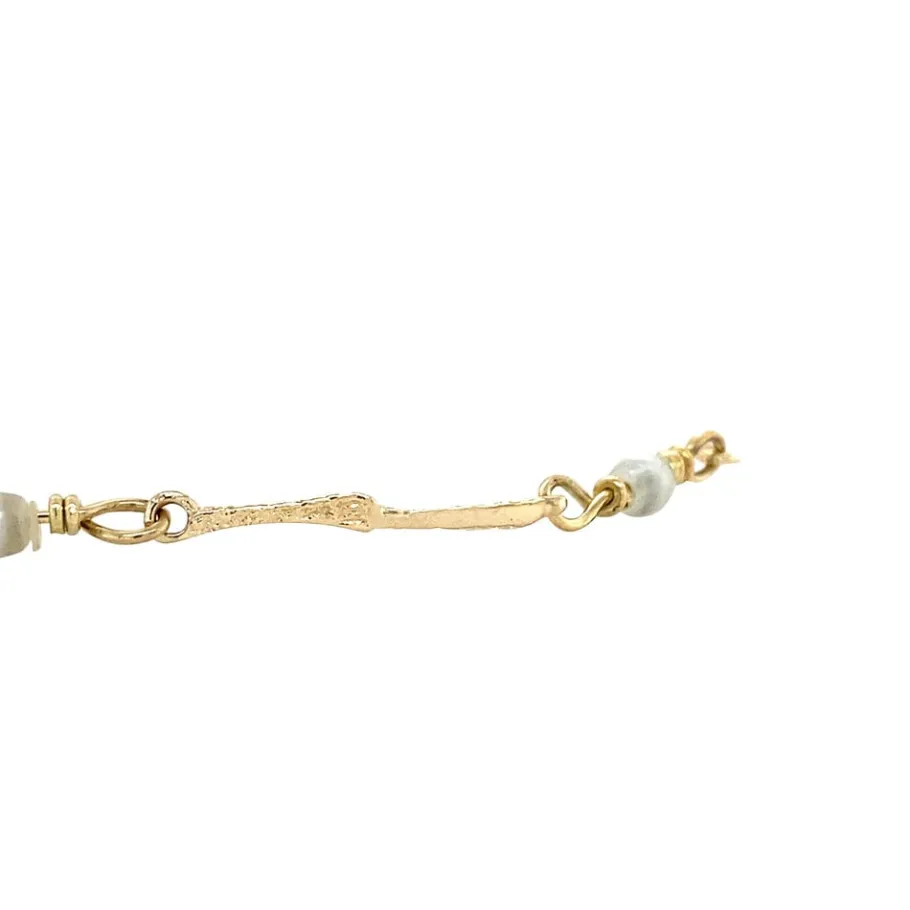 gold_bracelet_with_pearl__3-1.webp Gold bracelet with pearl 14 krt>Vintage Jewellery Online