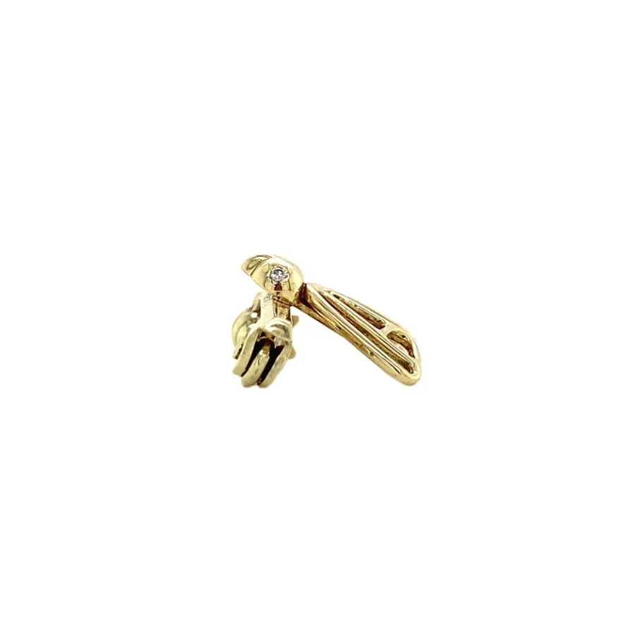 gold_brooch_with_diamonds_3.webp Gold brooch with diamonds 14 krt>Vintage Jewellery New