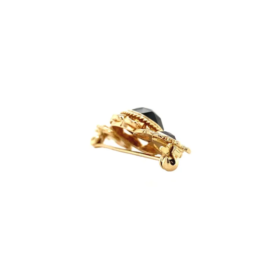 gold_brooch_with_garnet___3-3.webp Gold brooch with garnet 14 krt>Vintage Jewellery Best