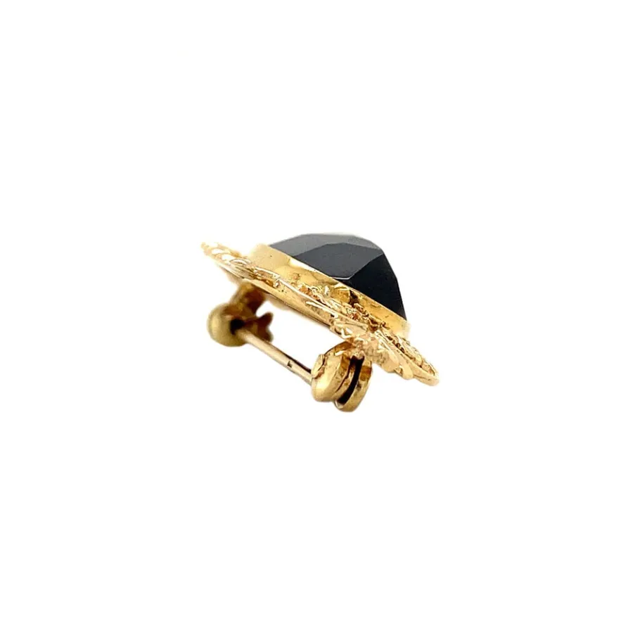 gold_brooch_with_garnet___3-4.webp Gold brooch with garnet 14 krt>Vintage Jewellery Online