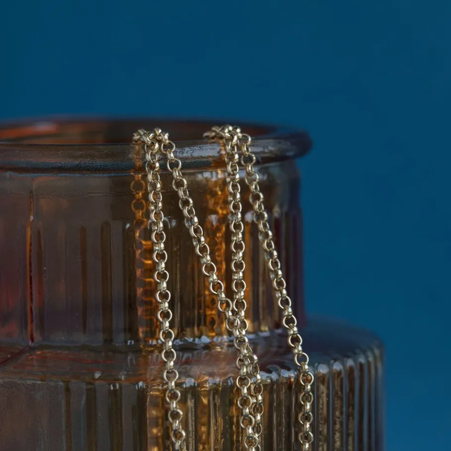 Gold cable necklace 14 krt>Vintage Jewellery New
