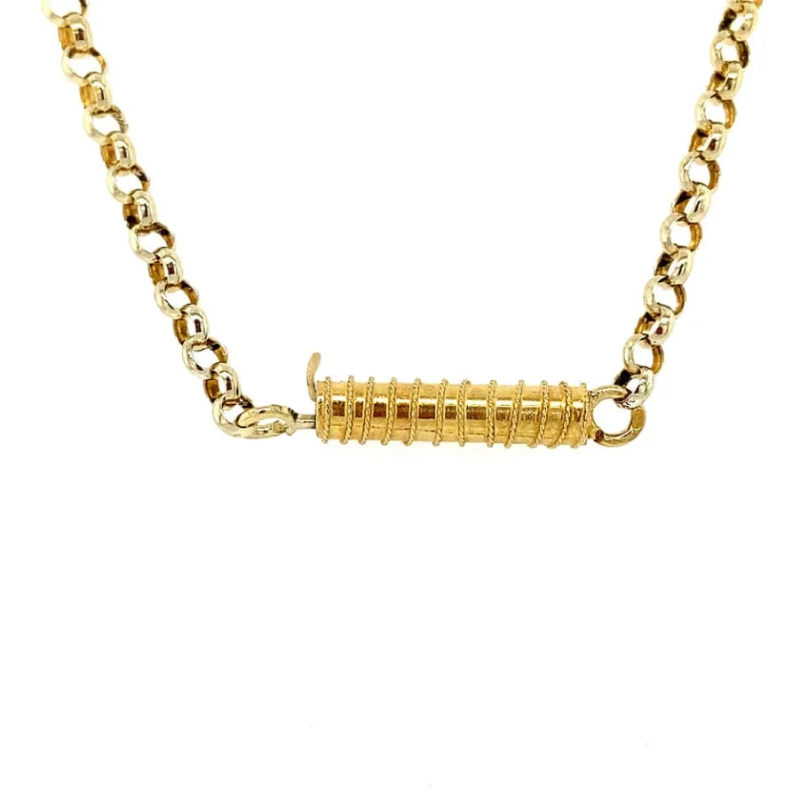 gold_cable_necklace__krt_4.webp Gold cable necklace 14 krt>Vintage Jewellery Hot