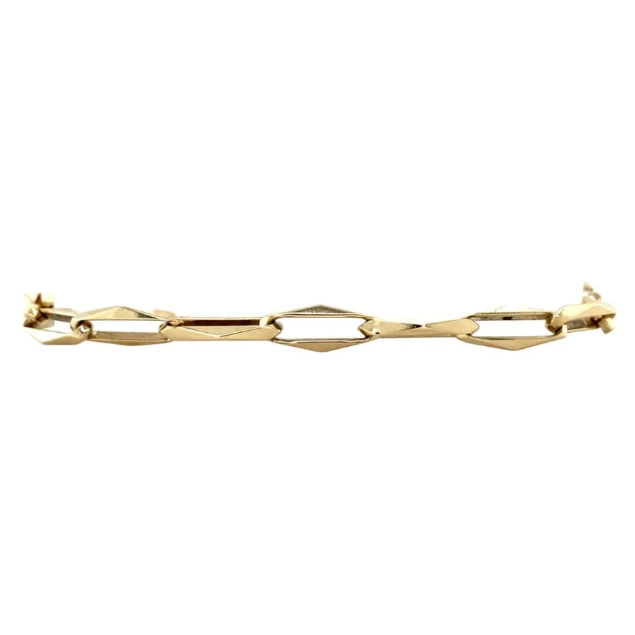 Gold closed for ever bracelet 14 krt>Vintage Jewellery Best