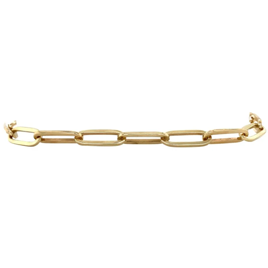 Gold closed forever bracelet 14 krt>Vintage Jewellery Best