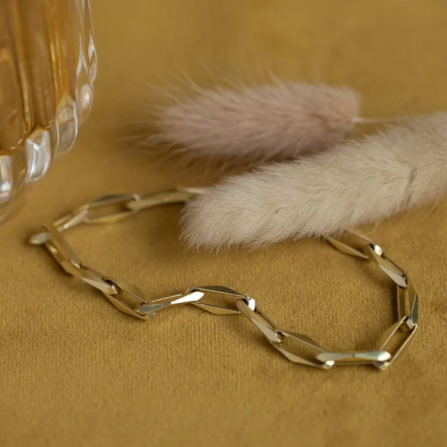 Gold Closed forever bracelet 14 krt>Vintage Jewellery Online