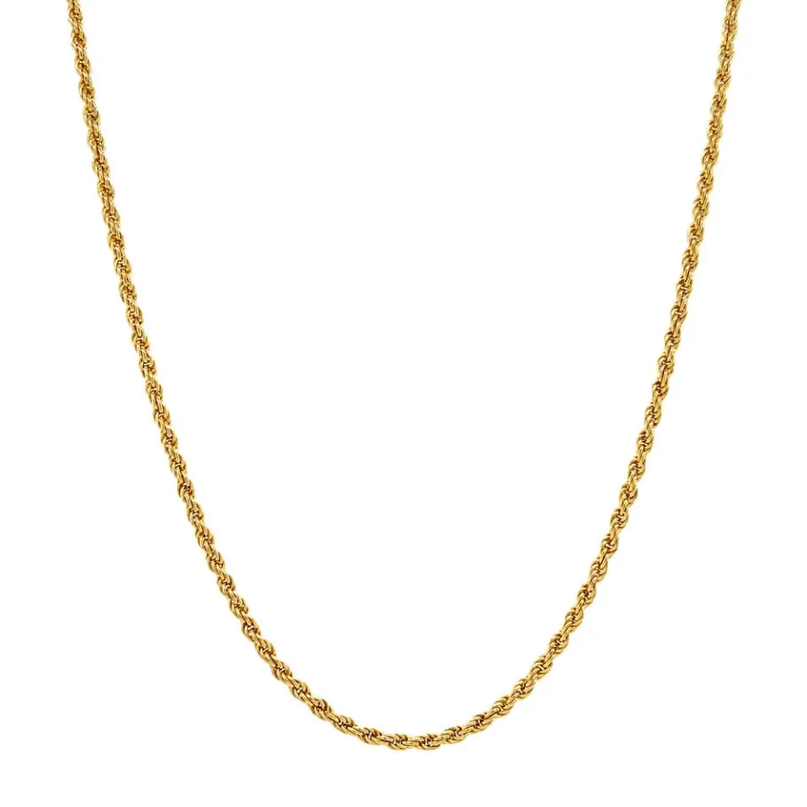 Gold cord necklace 14 krt>Vintage Jewellery Hot
