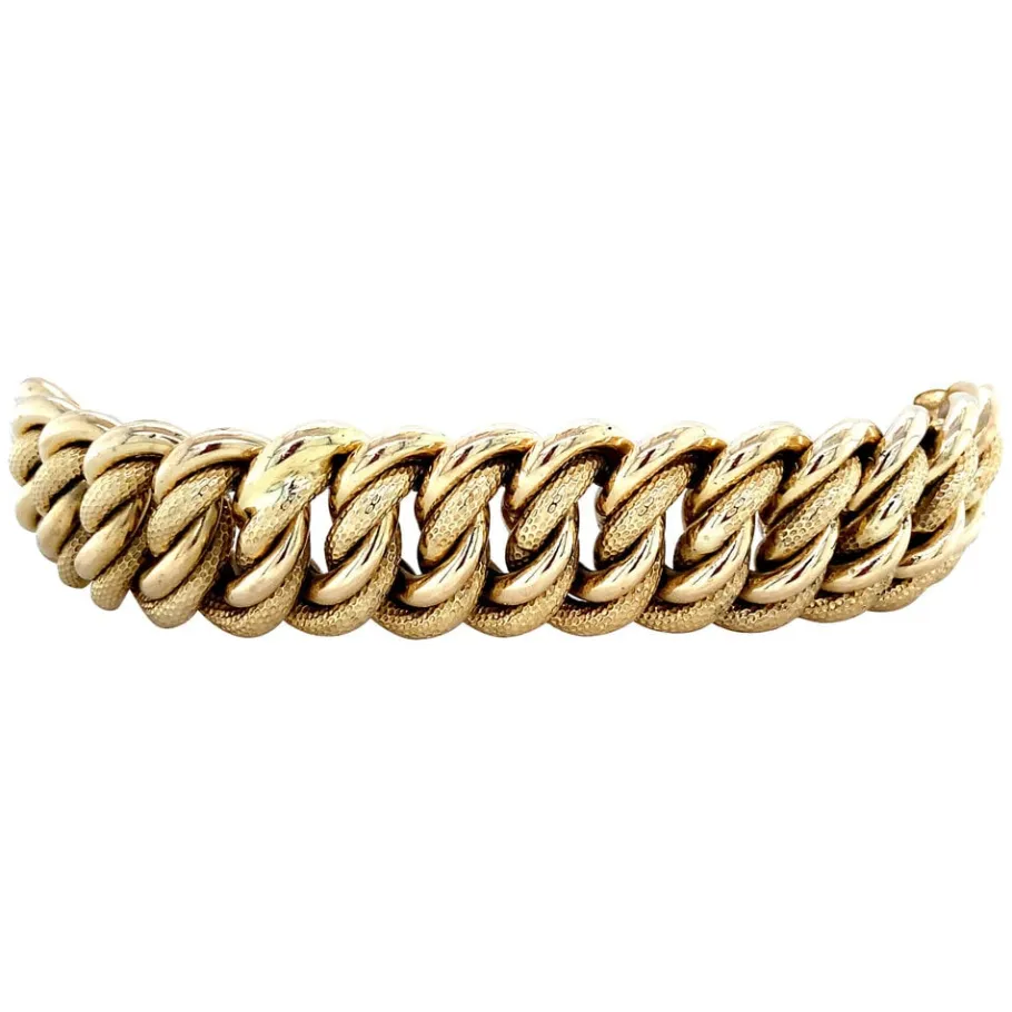 gold_curb_bracelet__krt_2-1.webp Gold curb bracelet 18 krt>Vintage Jewellery Sale