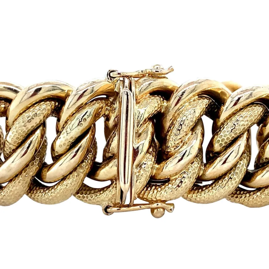 gold_curb_bracelet__krt_4-1.webp Gold curb bracelet 18 krt>Vintage Jewellery Sale