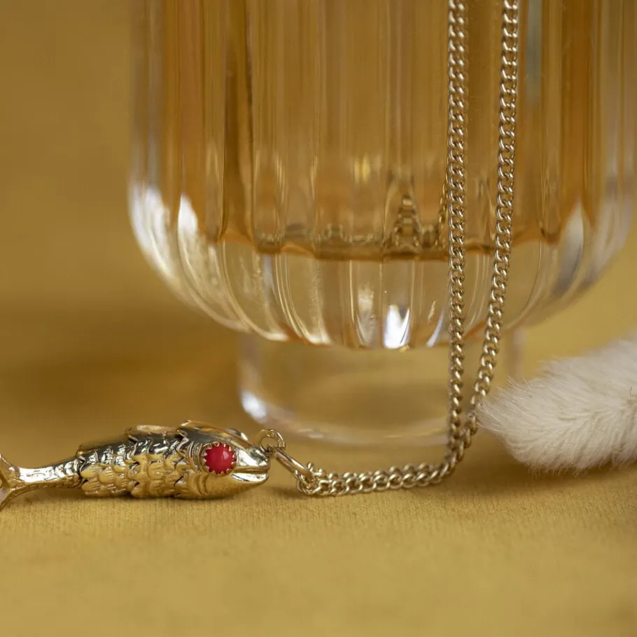 Gold curb length necklace 14 krt>Vintage Jewellery Sale