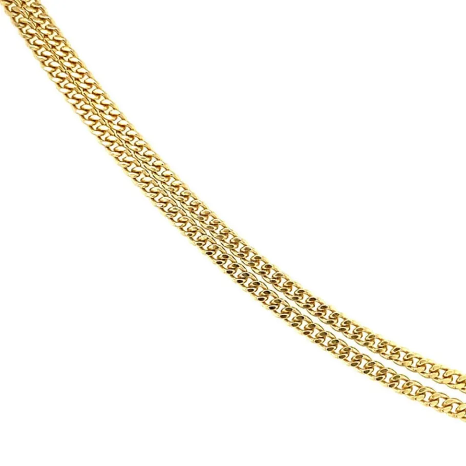 gold_curb_length_necklace_3-5.webp Gold curb length necklace 14 krt>Vintage Jewellery Outlet
