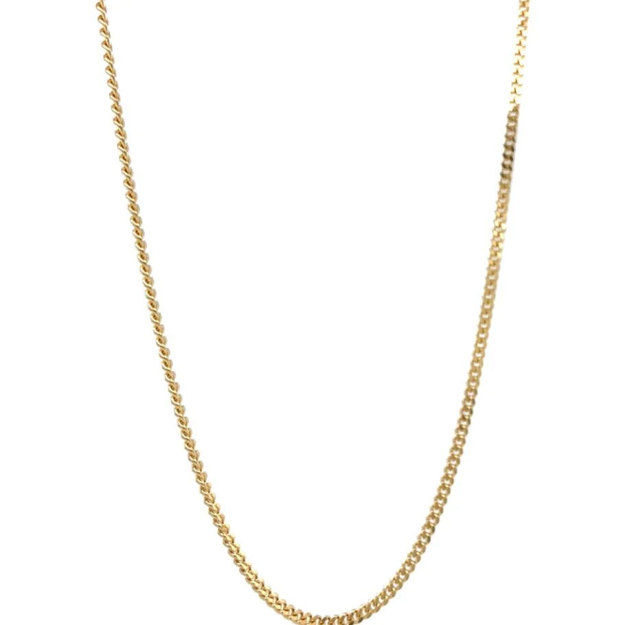 gold_curb_necklace__krt_2.webp Gold curb necklace 14 krt>Vintage Jewellery New