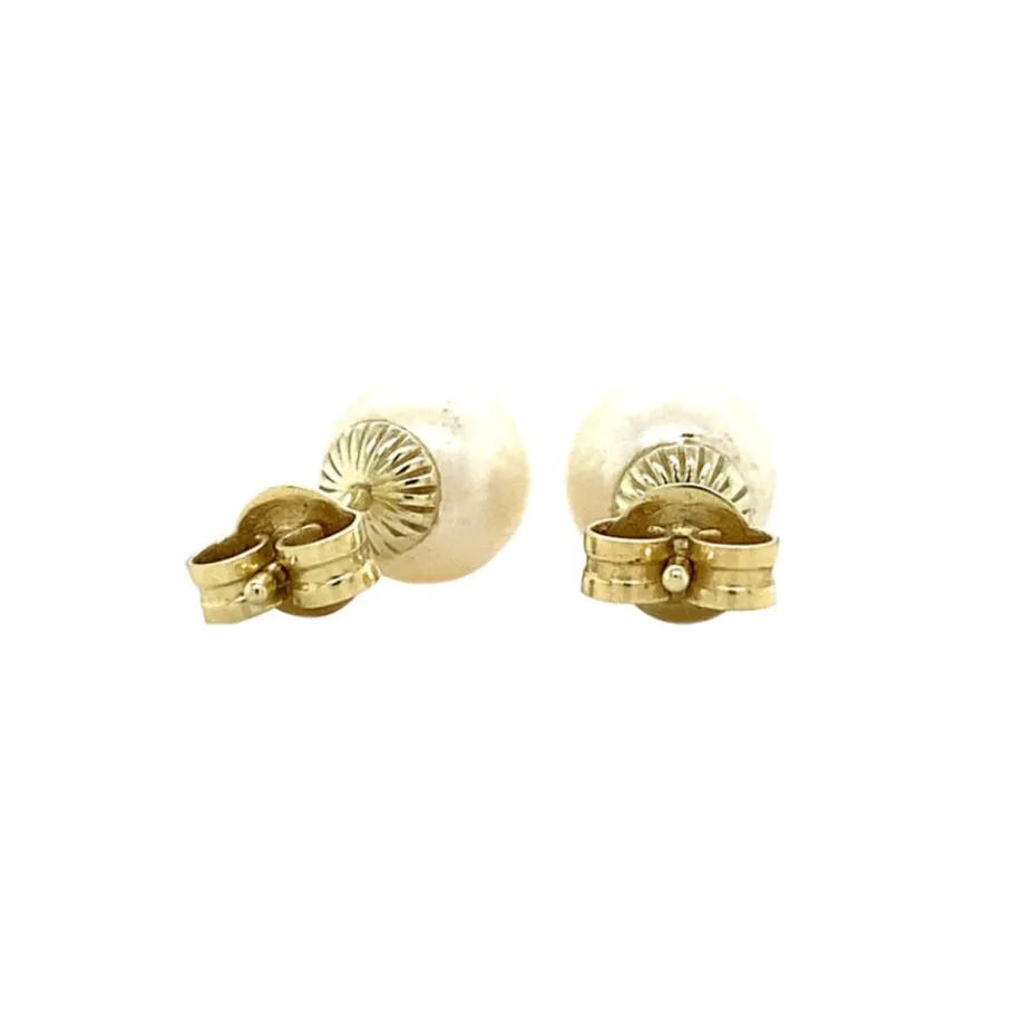 gold_ear_studs_pearl__krt_4.webp Gold ear studs pearl 14 krt>Vintage Jewellery Online