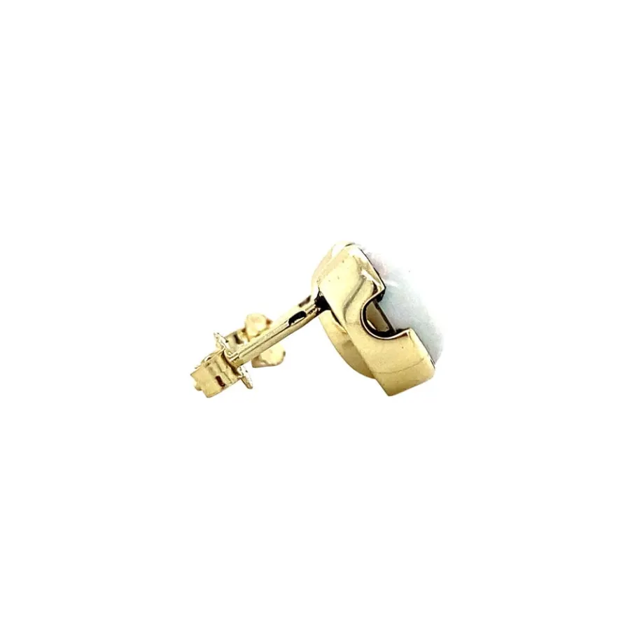 gold_ear_studs_with_opal__3.webp Gold ear studs with opal 14 krt>Vintage Jewellery Online