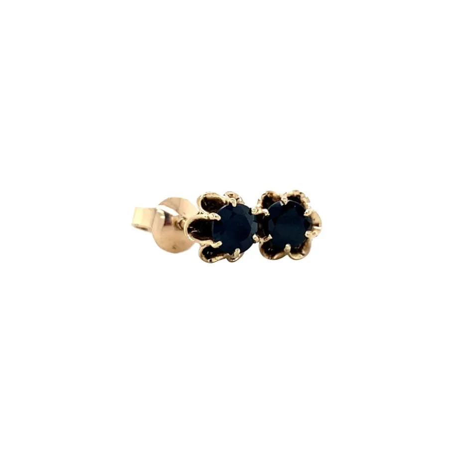 gold_ear_studs_with_sapph_2-1.webp Gold ear studs with sapphire 14 krt>Vintage Jewellery Fashion