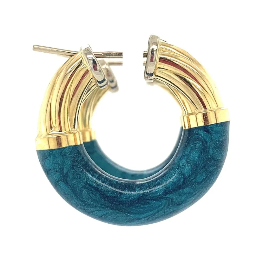 gold_earrings_with_enamel_3-1.webp Gold earrings with enamel 18 krt>Vintage Jewellery Fashion