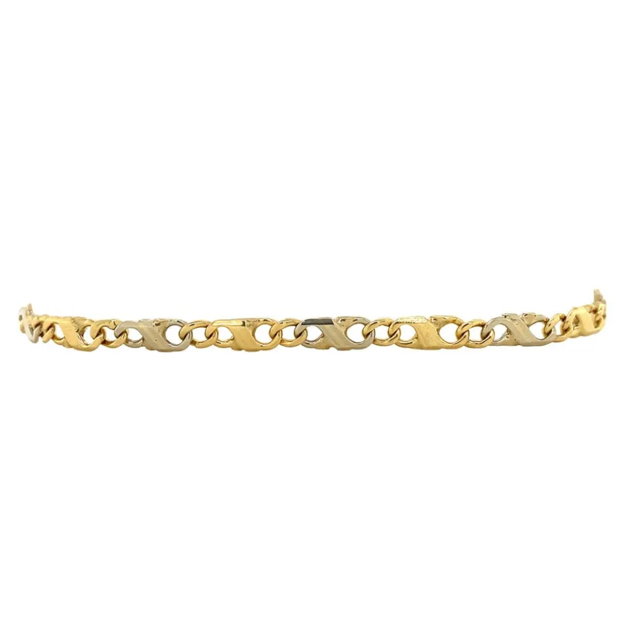 Gold fantasy bracelet 14 krt>Vintage Jewellery Best