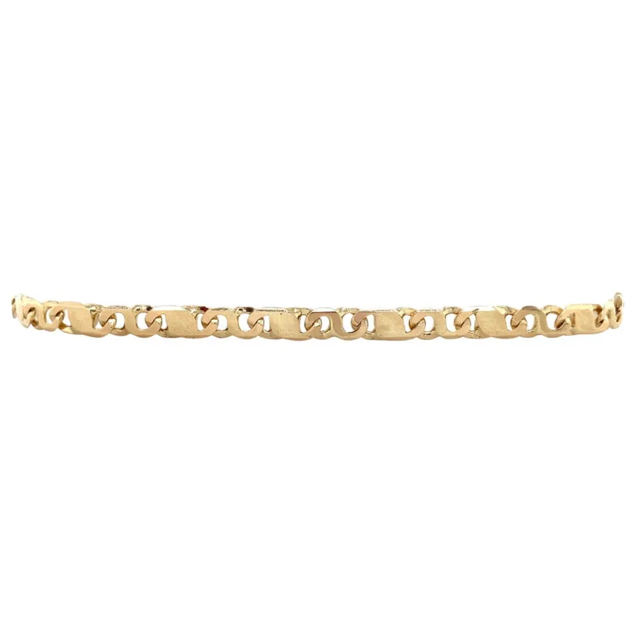 Gold fantasy bracelet 14 krt>Vintage Jewellery Fashion