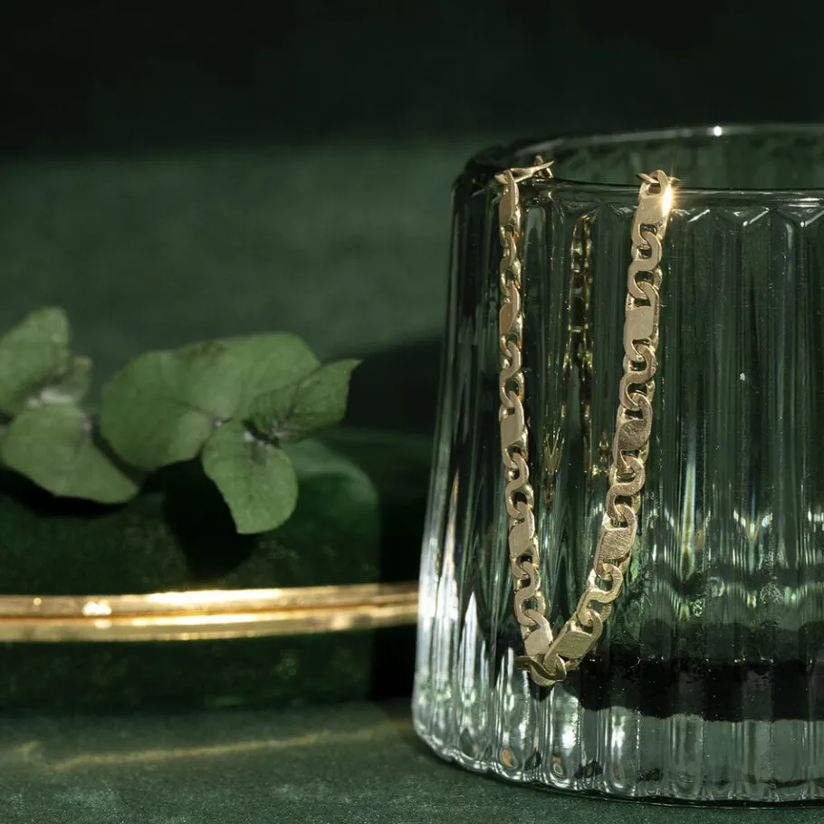 Gold fantasy bracelet 14 krt>Vintage Jewellery Fashion