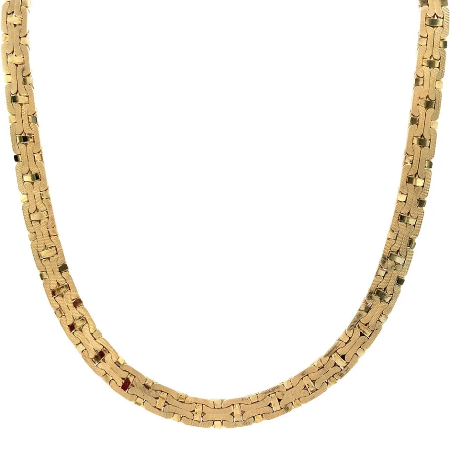 Gold fantasy chocker 14 krt>Vintage Jewellery Online