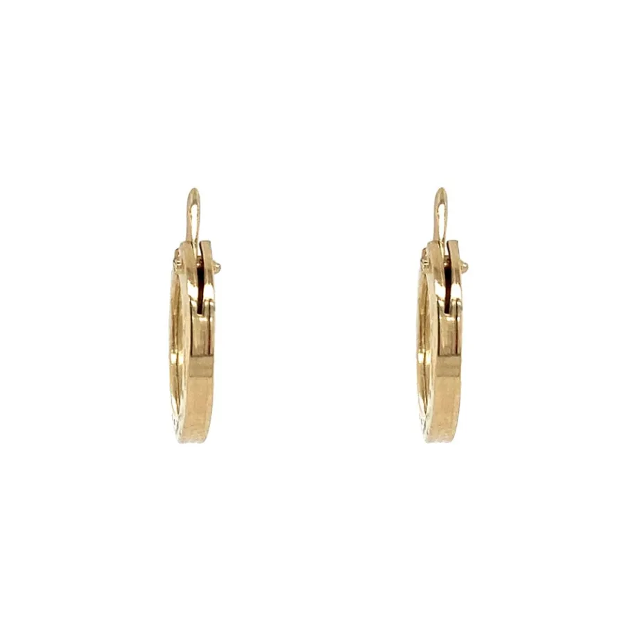 Gold fantasy earrings 14 krt>Vintage Jewellery Discount