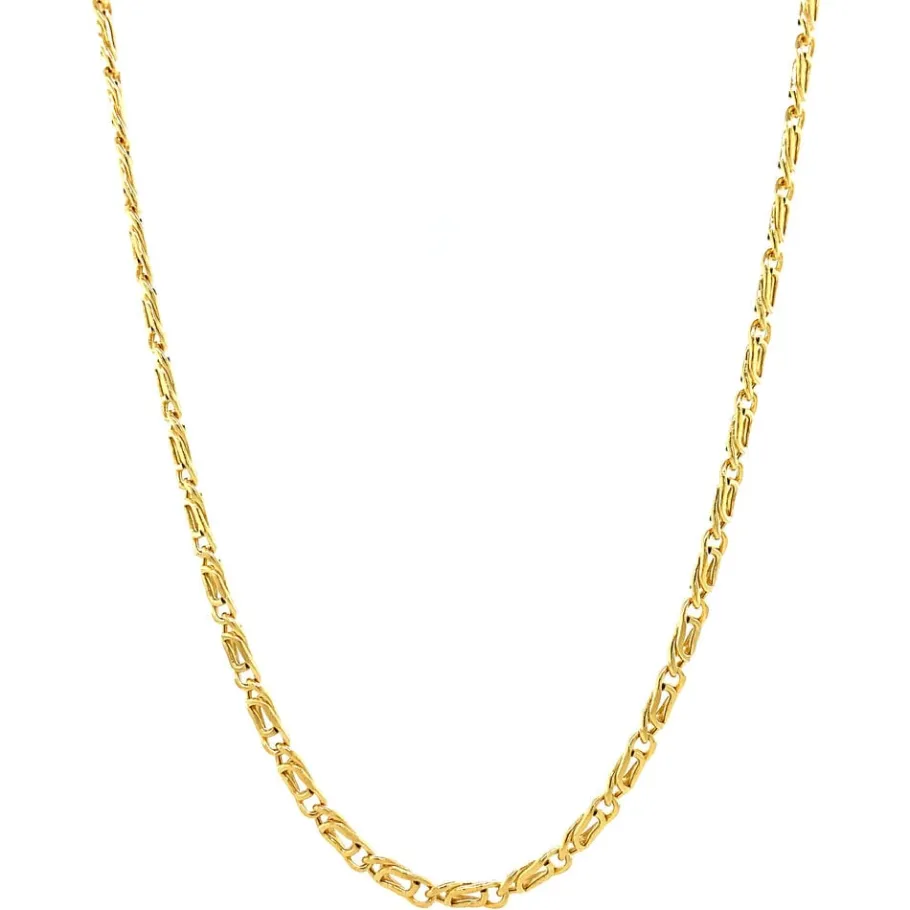 Gold fantasy necklace 14 krt>Vintage Jewellery Discount