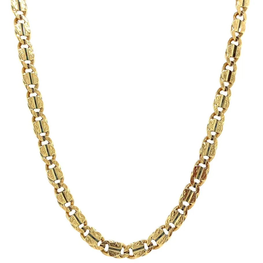 Gold fantasy necklace 14 krt>Vintage Jewellery Discount
