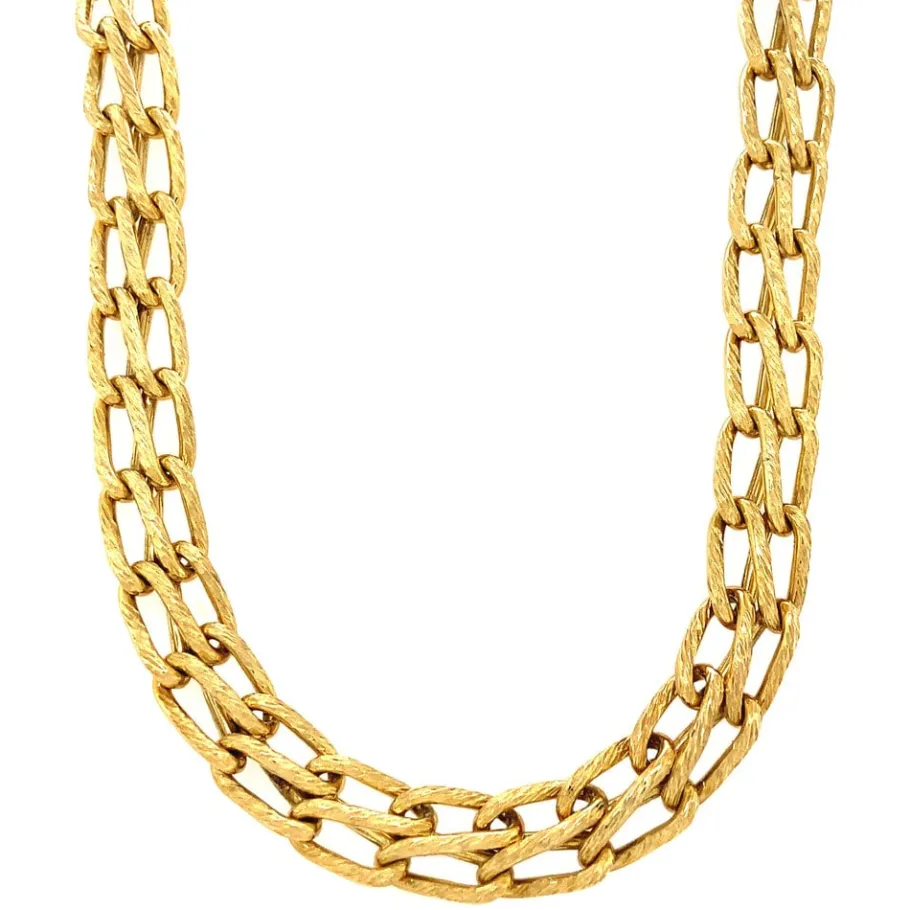 Gold fantasy necklace 14 krt>Vintage Jewellery Clearance