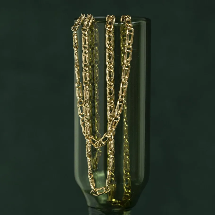 Gold fantasy necklace 14 krt>Vintage Jewellery Discount