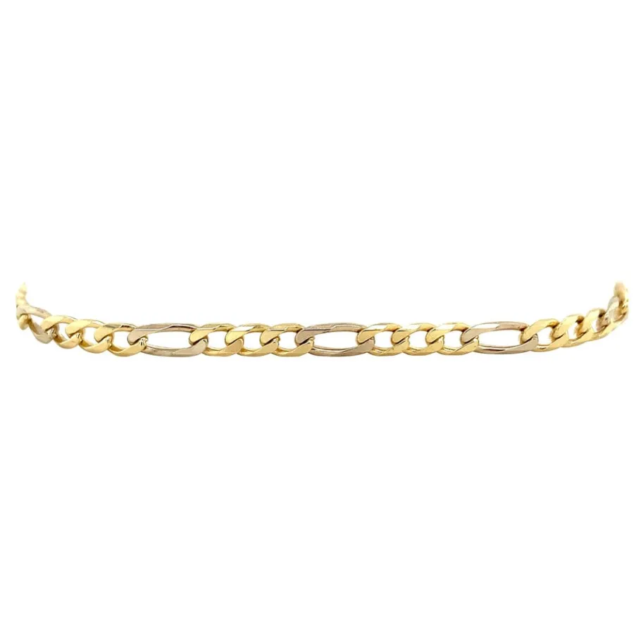 gold_figaro_bracelet__krt_2.webp Gold figaro bracelet 14 krt>Vintage Jewellery Best