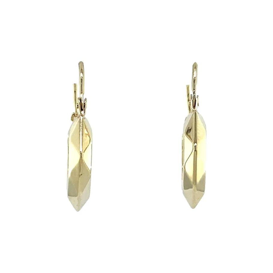 Gold fisherman earrings 14 krt>Vintage Jewellery Clearance