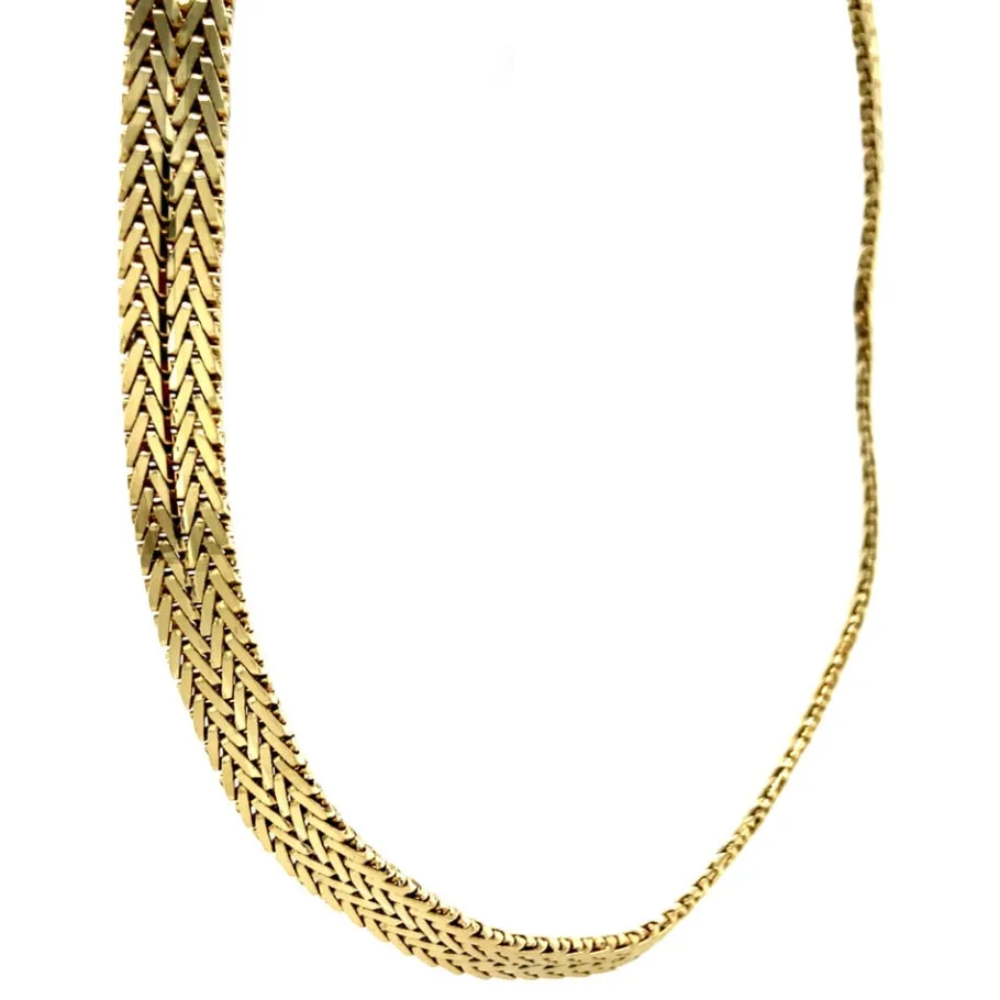 gold_foxtail_necklace__kr_2.webp Gold foxtail necklace 14 krt>Vintage Jewellery Clearance