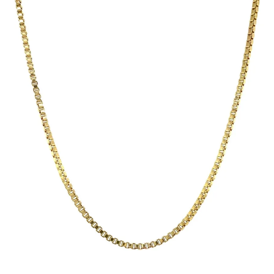 Gold length necklace venetian 50 cm 14 krt>Vintage Jewellery Hot