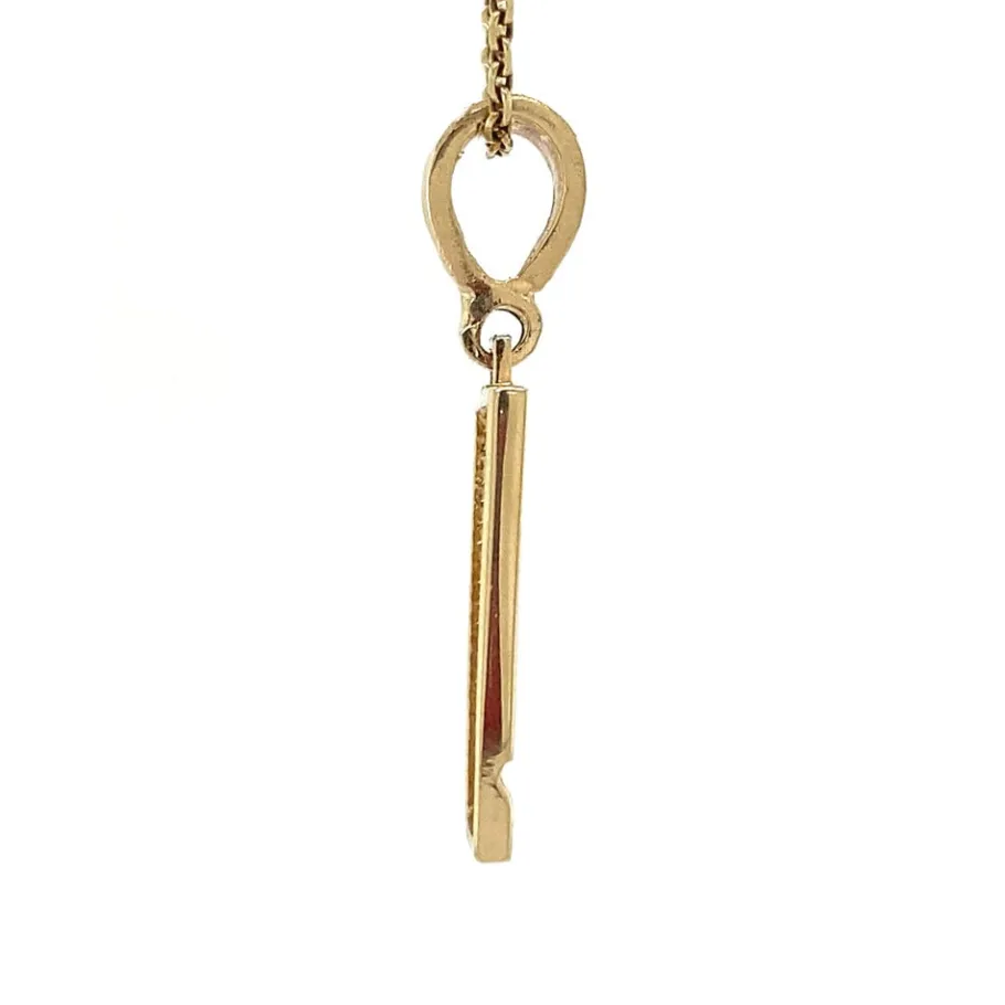 gold_meander_pendant__krt_3.webp Gold meander pendant 14 krt>Vintage Jewellery Outlet