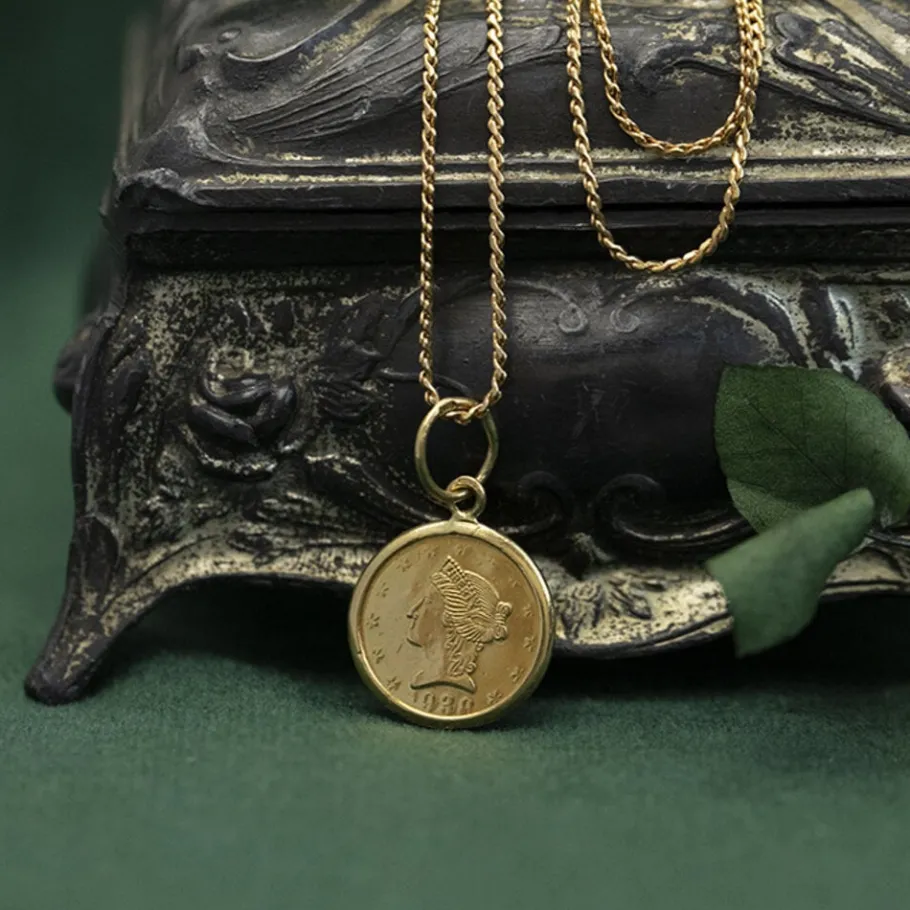 Gold necklace s-switch 20 krt>Vintage Jewellery Fashion