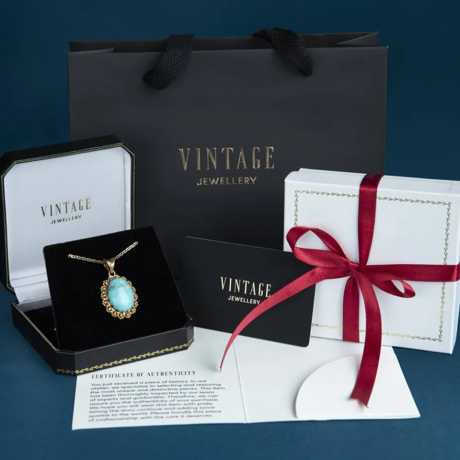 gold_pendant_garnet__krt_5.webp Gold pendant garnet 14 krt>Vintage Jewellery Online