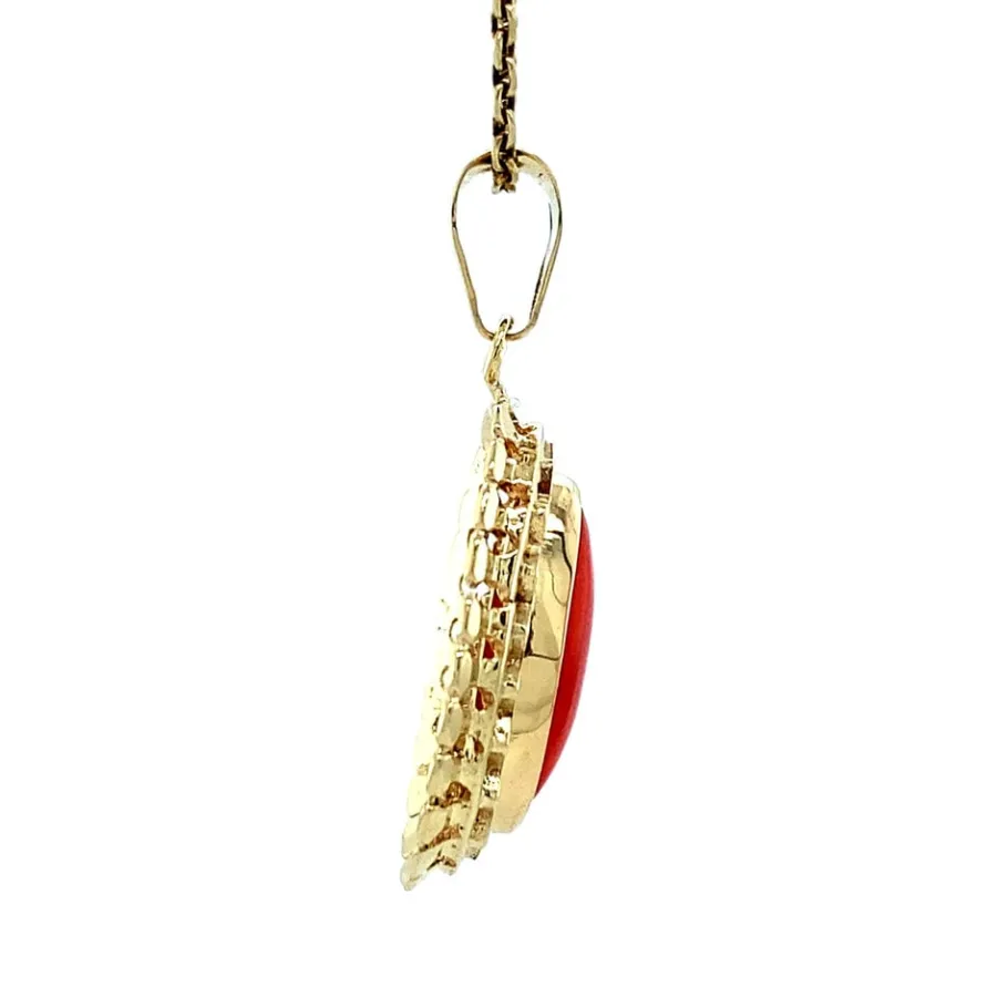 gold_pendant_with_blood_c_3-27.webp Gold pendant with blood coral 14 krt>Vintage Jewellery Discount