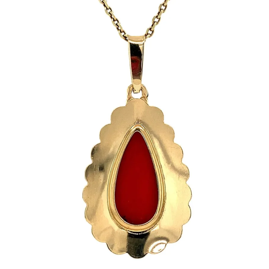 gold_pendant_with_blood_c_4-10.webp Gold pendant with blood coral 14 krt>Vintage Jewellery Sale
