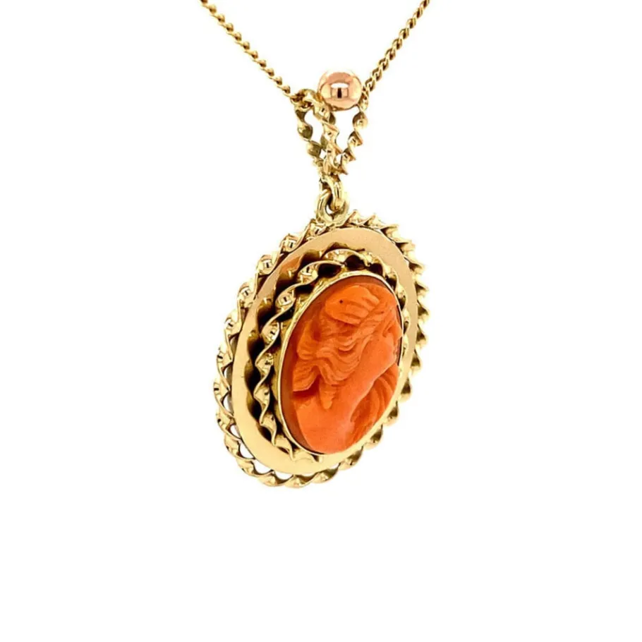 gold_pendant_with_blood_c_4-25.webp Gold pendant with blood coral 14 krt>Vintage Jewellery Discount