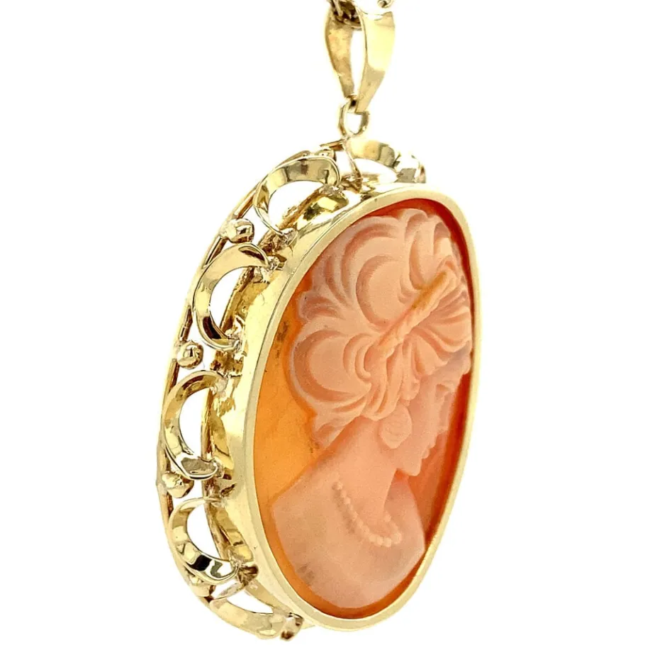gold_pendant_with_cameo___2-9.webp Gold pendant with cameo 14 krt>Vintage Jewellery Best