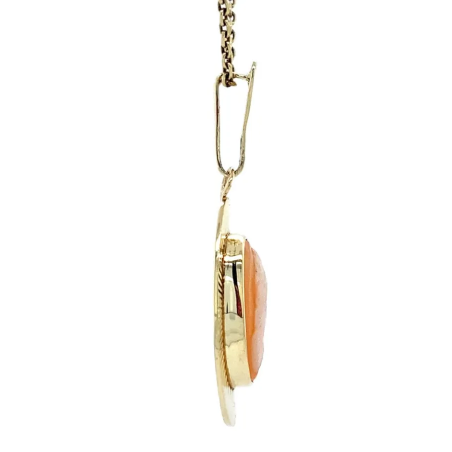 gold_pendant_with_cameo___3-4.webp Gold pendant with cameo 14 krt>Vintage Jewellery Best