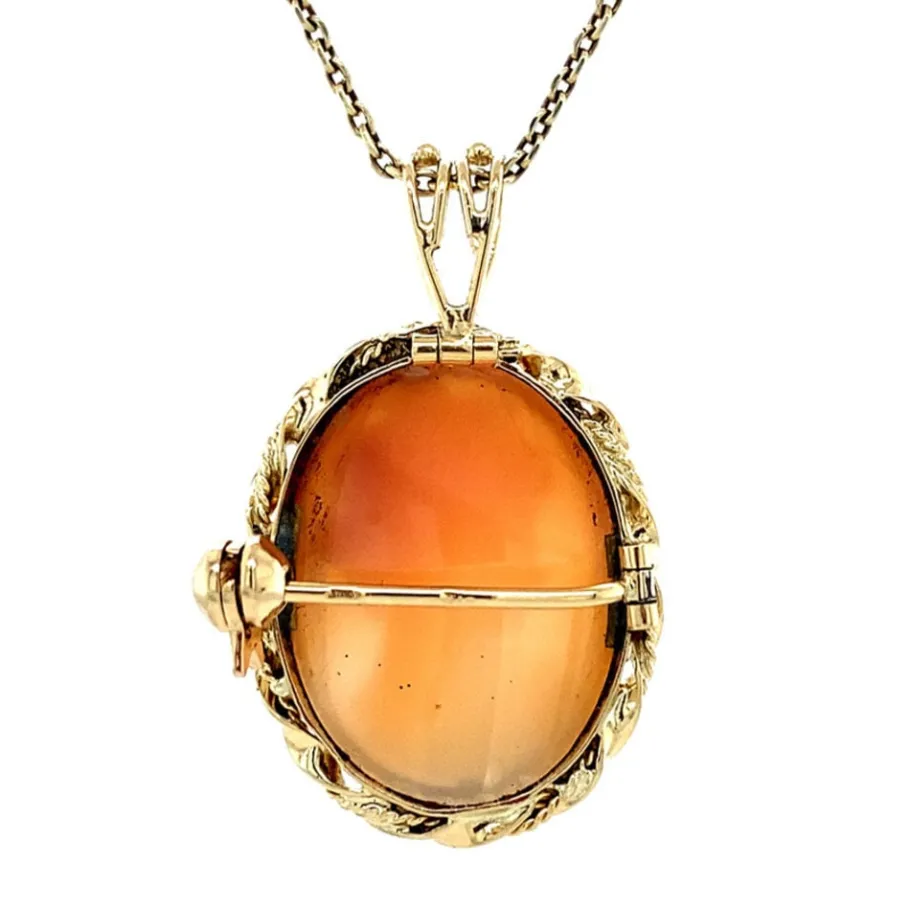 gold_pendant_with_cameo___4-1.webp Gold pendant with cameo 14 krt>Vintage Jewellery Online