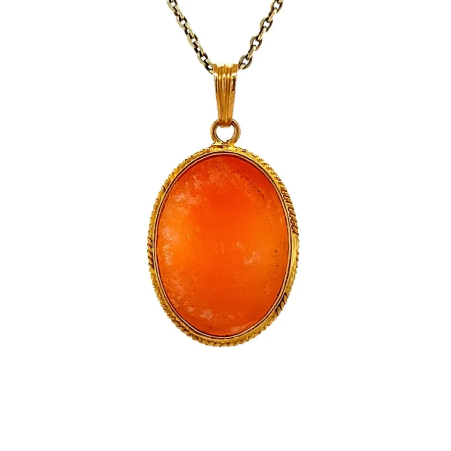 gold_pendant_with_cameo___4-6.webp Gold pendant with cameo 14 krt>Vintage Jewellery Clearance