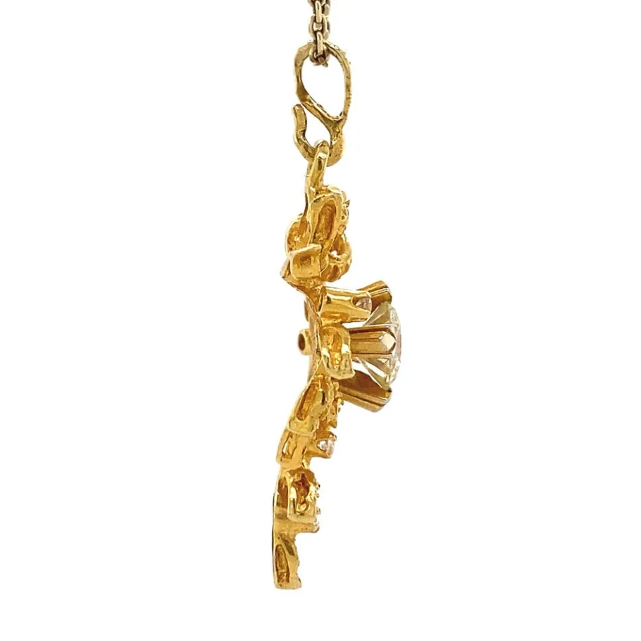 gold_pendant_with_diamond_3-5.webp Gold pendant with diamond 18 krt>Vintage Jewellery Sale