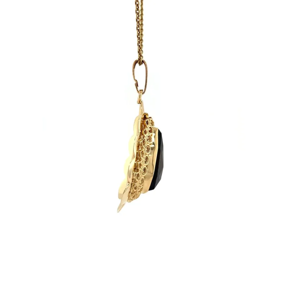gold_pendant_with_garnet__2-37.webp Gold pendant with garnet 14 krt>Vintage Jewellery Sale