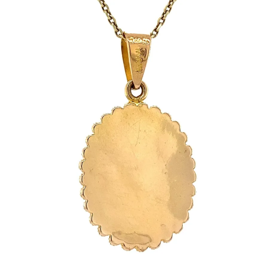 gold_pendant_with_gold_st_4.webp Gold pendant with gold stone 14 krt>Vintage Jewellery New